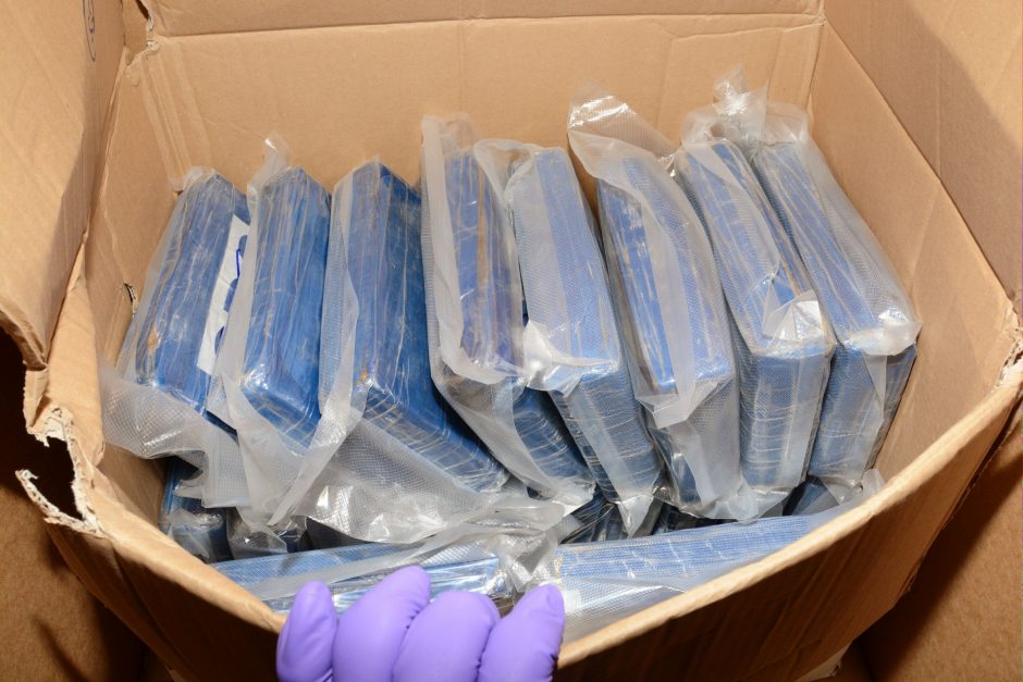 JK policija išaiškino didžiausią šalyje narkotikų kontrabandos tinklą