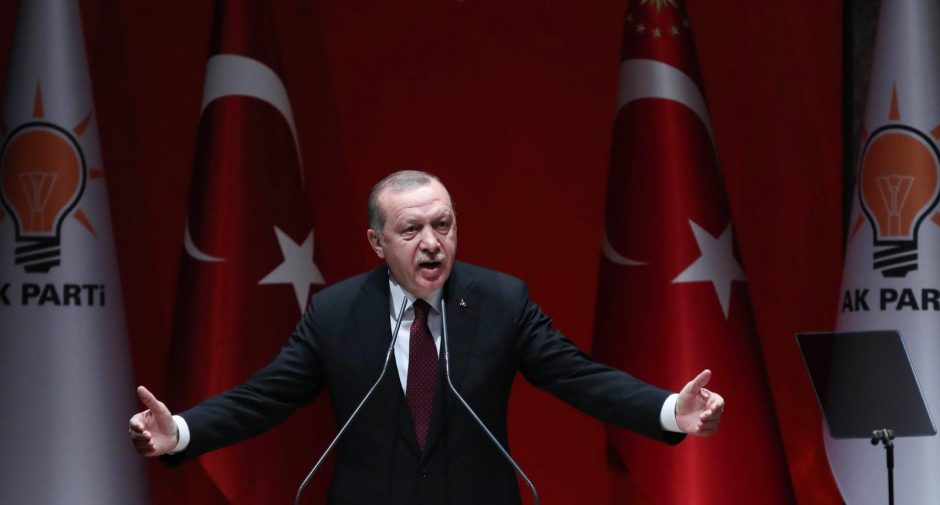 R. T. Erdoganas žada „išvalyti“ pasienį Sirijoje, jei žlugs Sočio susitarimas