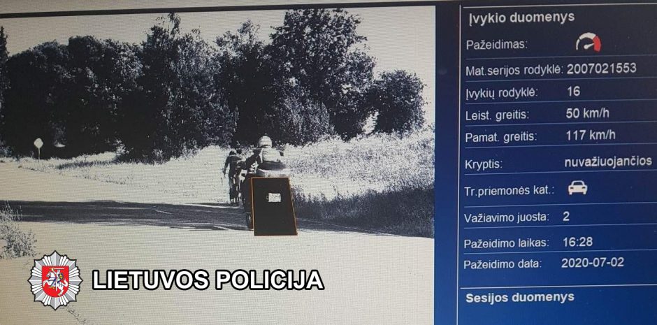 Policija skelbia prevencinę akciją „Mažink greitį – pažink Trakų rajoną“