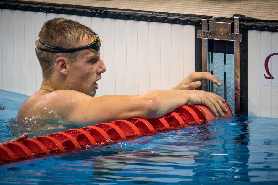 Plaukikas E. Matakas pateko į 100 m laisvuoju stiliumi rungties finalą