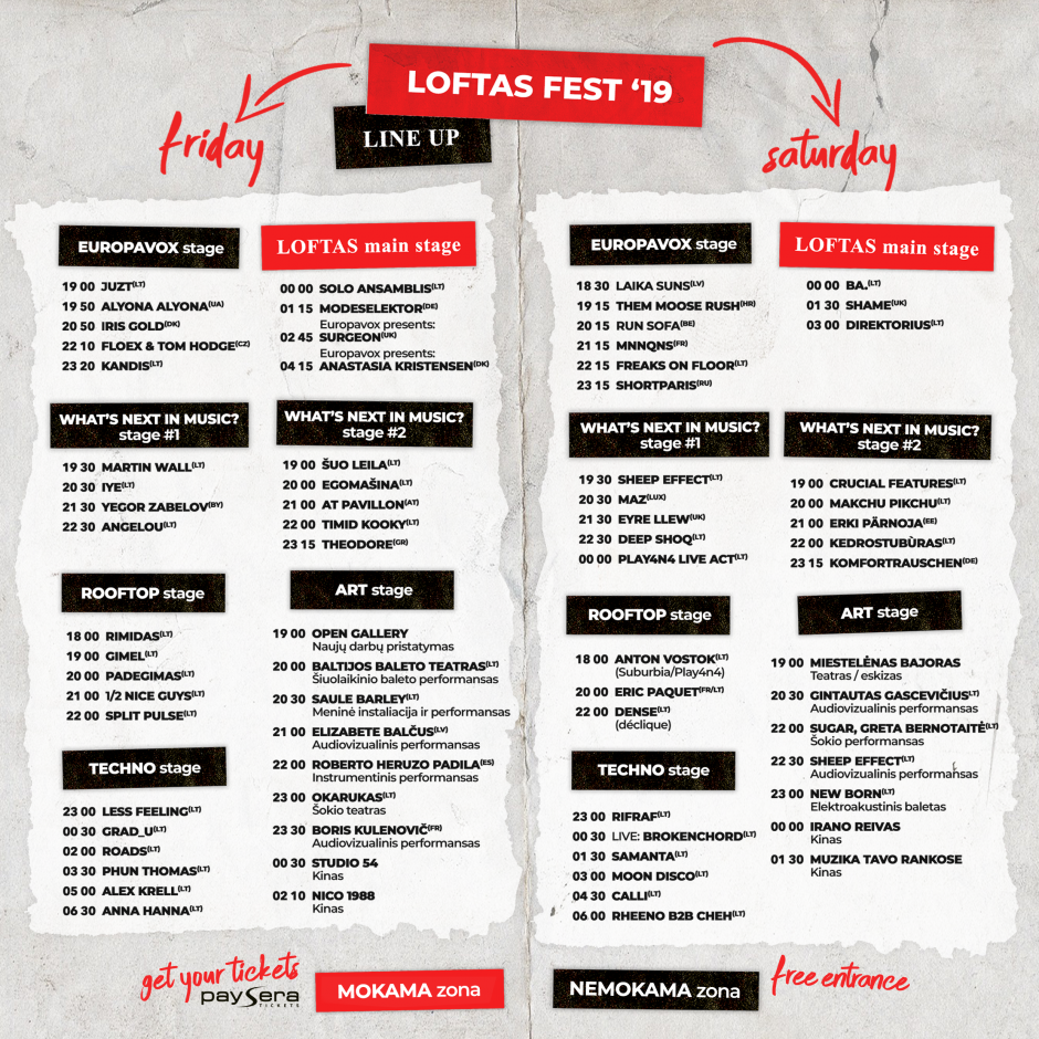 Miesto festivalis „Loftas Fest“ pristato šių metų programą