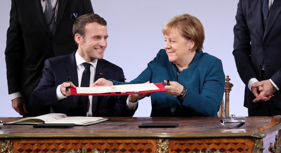 Vokietija ir Prancūzija pasirašys naują draugystės sutartį