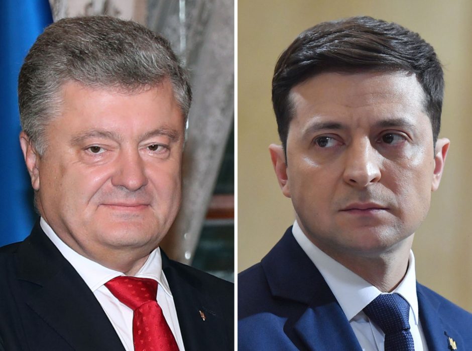 Ukrainos kandidatai į prezidentus pagaliau susitarė dėl debatų