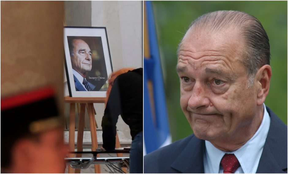 Paaiškėjo, kada Paryžiuje įvyks vieša atsisveikinimo ceremonija su J. Chiracu