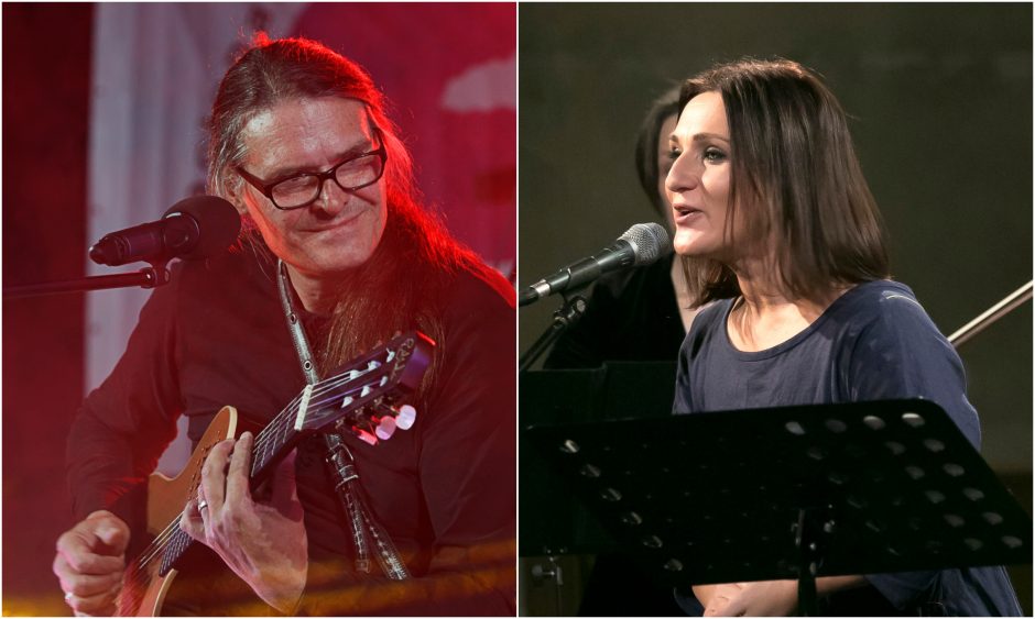O. Ditkovskis ir Neda – įžanginiame bardų festivalio „Purpurinis vakaras“ koncerte