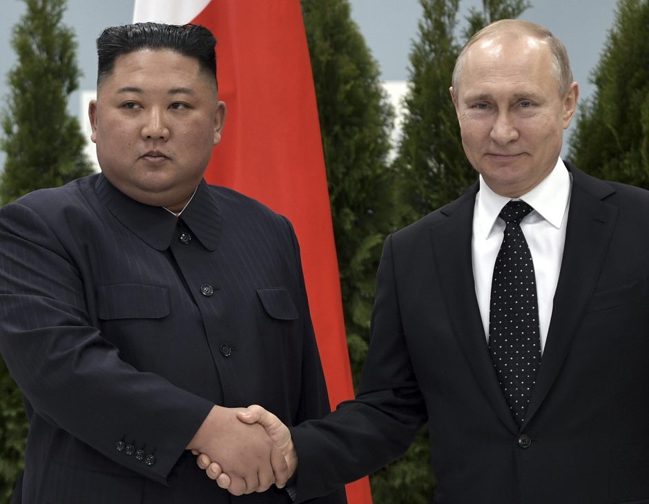 V. Putino ir Kim Jong Uno susitikimas Vladivostoke