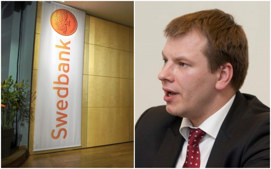 V. Šapoka: informacijos, kad „Swedbank“ galėtų palikti Baltijos šalis, nėra