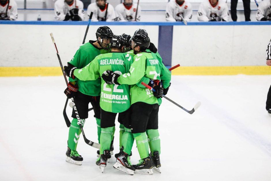 „Kaunas Hockey“ į Lietuvos čempionatą sugrįžo triumfu Kauno derbyje