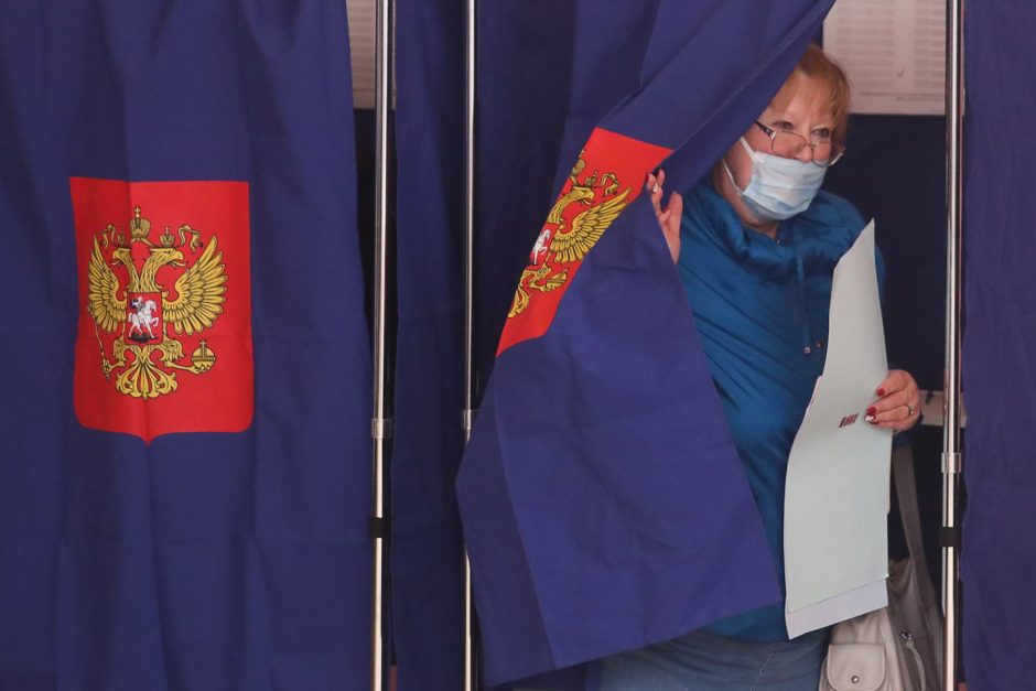 Rusijos valdančioji partija išlaikys daugumą Valstybės Dūmoje