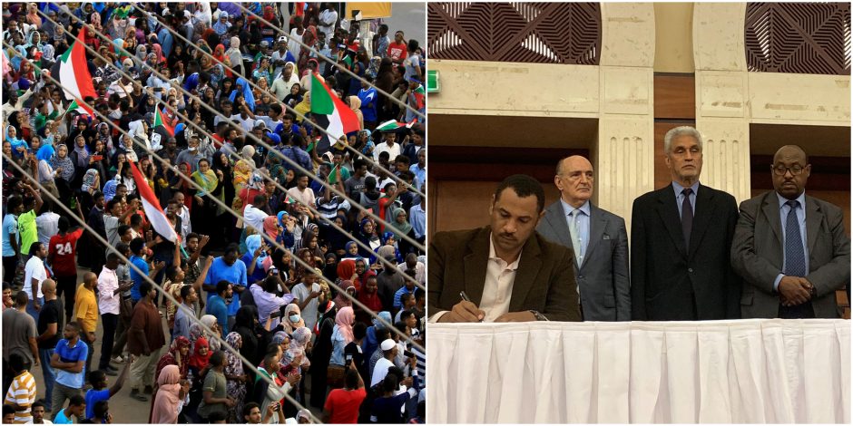 Sudano protestuotojai ir kariuomenės vadai pasirašė susitarimą dėl dalijimosi valdžia