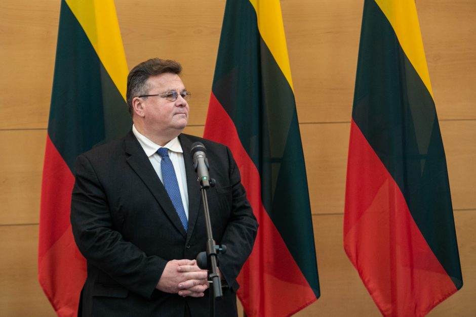 LSDDP: būtų sunku rasti geresnį užsienio reikalų ministrą nei L. Linkevičius