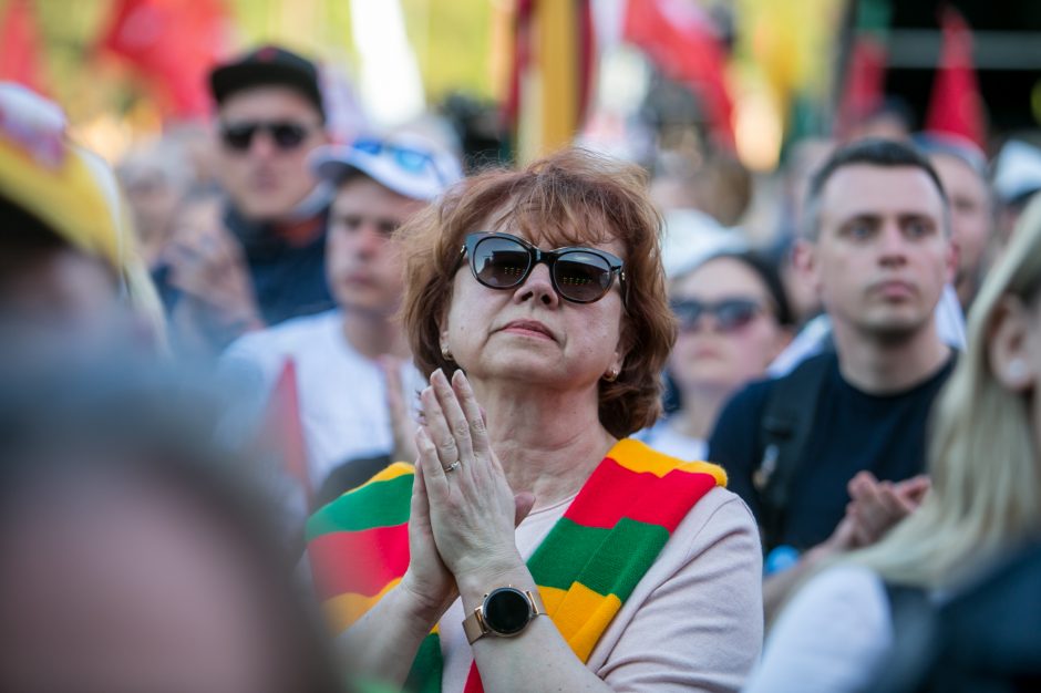 Prezidentūra: G. Nausėda sveikino ne „maršo“ dalyvius, o visas šeimas