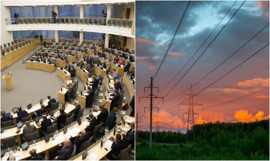 Seime – idėja numatyti daugiau saugiklių baltarusiškai elektrai