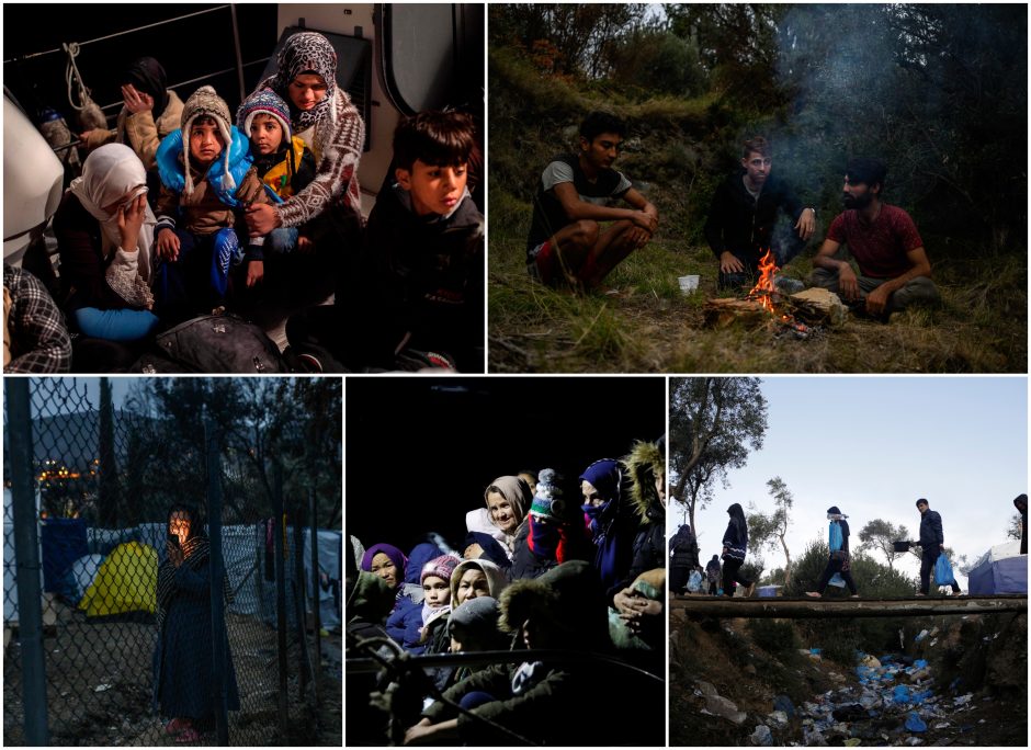 Į Graikiją ir toliau plūsta migrantai: priėmimo centrai perpildyti