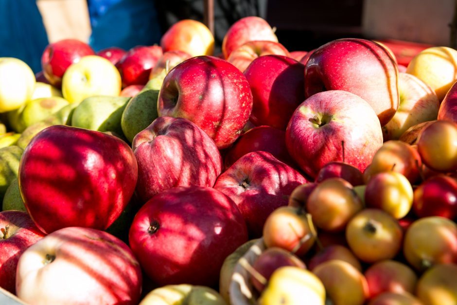 Šalnų paveiktais obuoliais bus galima prekiauti ir prekybos centruose