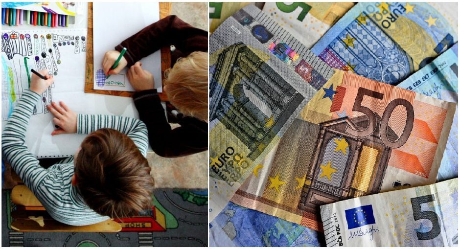 Vyriausybė pritarė, kad išlaidos vaiko pinigams didėtų 40 mln. eurų