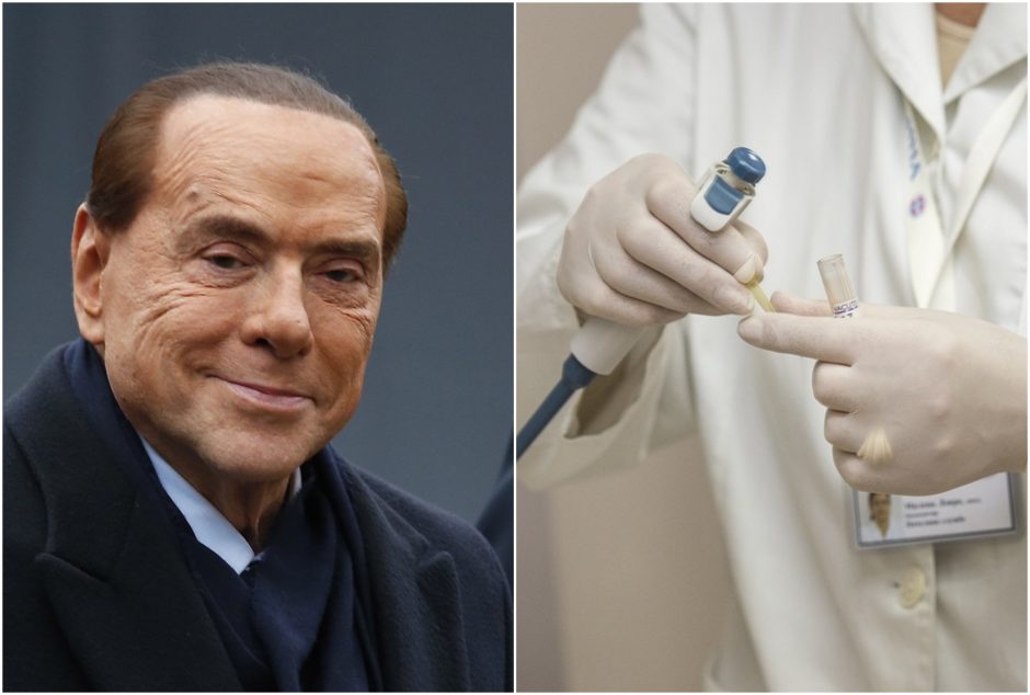 COVID-19 sergantis Italijos premjeras S. Berlusconi išleidžiamas iš ligoninės