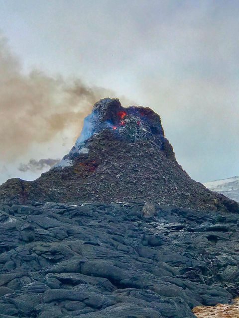 Lietuvis iš arti stebi prabudusį Islandijos ugnikalnį
