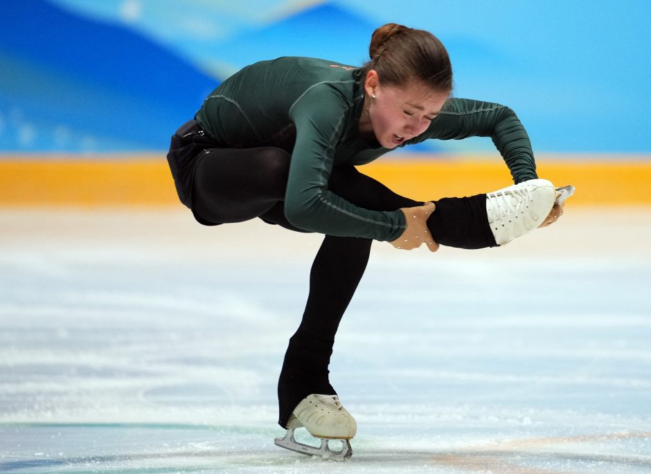 Rusijos dailiojo čiuožimo vunderkindės įtariamo dopingo bylą CAS teismas nagrinės sekmadienį