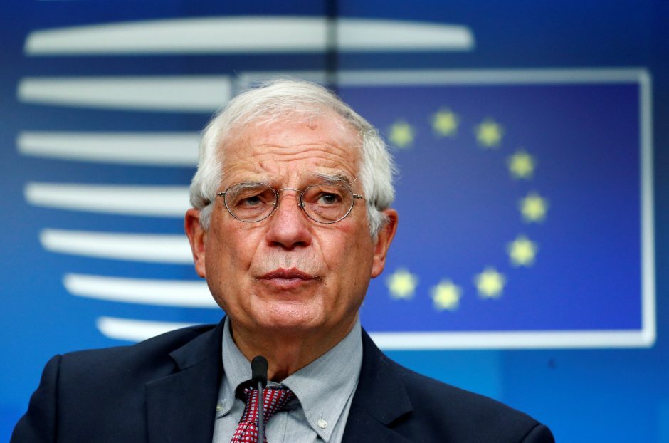 J. Borrellis: ES savo karinius pajėgumus vystys bendradarbiaudama su NATO