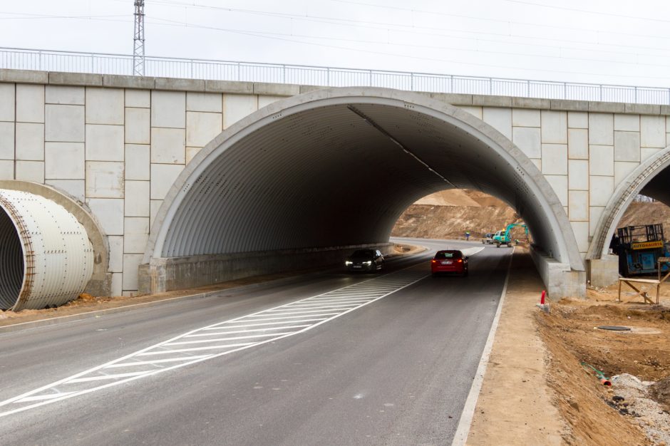 Automobilių eismas Amalių tuneliu