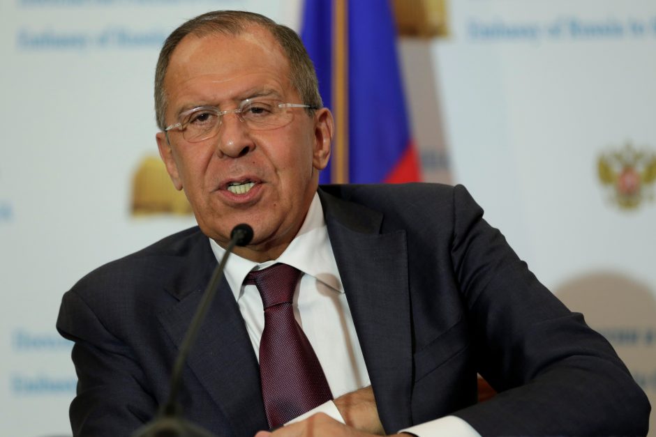 S. Lavrovas ragina Vakarus rodyti didesnę pagarbą Rusijai