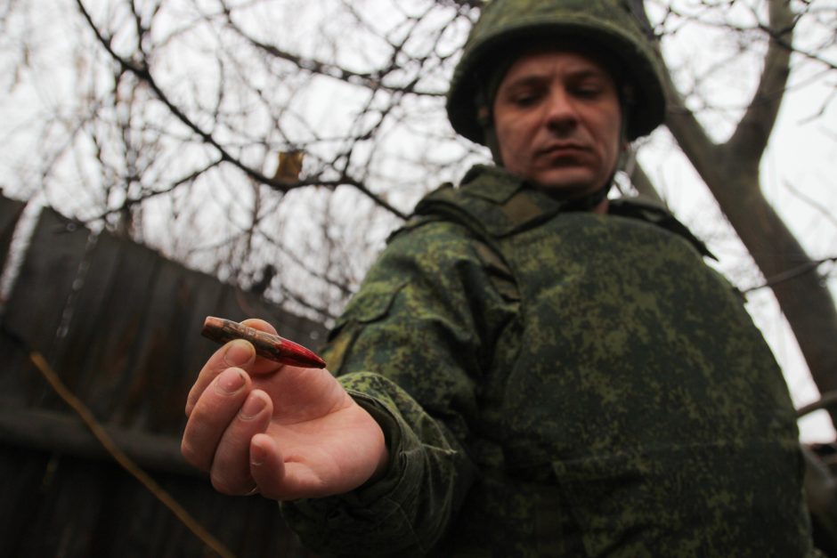Ukrainos karys žuvo per apšaudymus Donbase