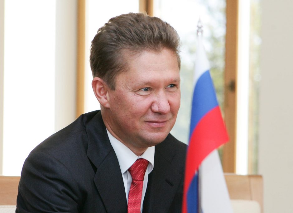 Rusijos „Gazprom“ vadovas pripažįsta, kad 2022-ieji buvo sudėtingi
