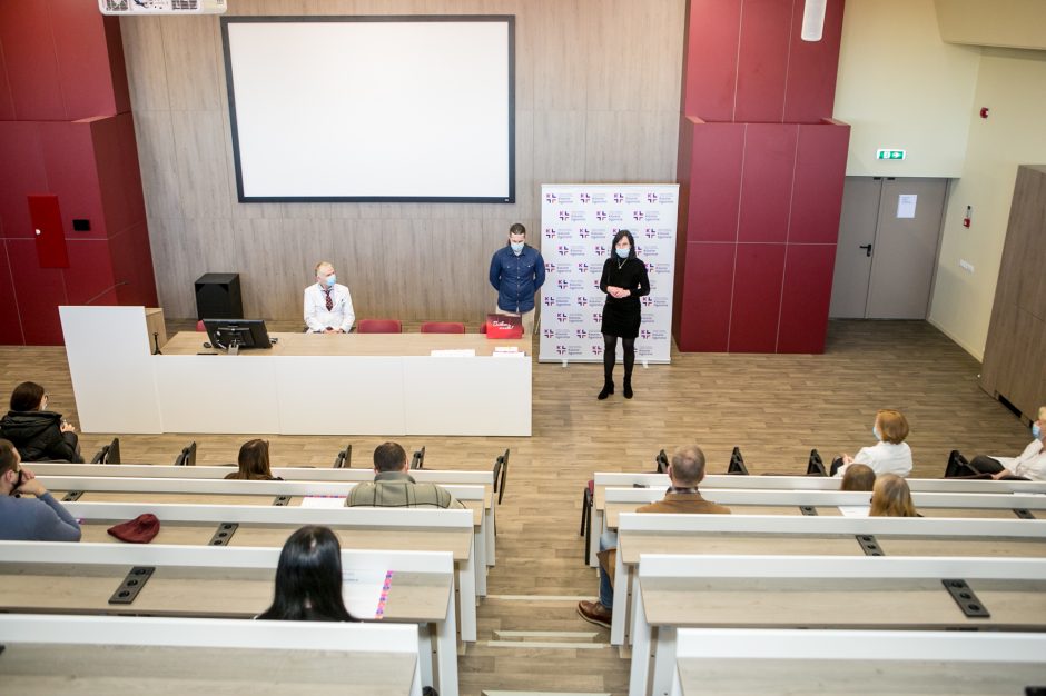 LSMU Kauno ligoninė pagerbė savanorius