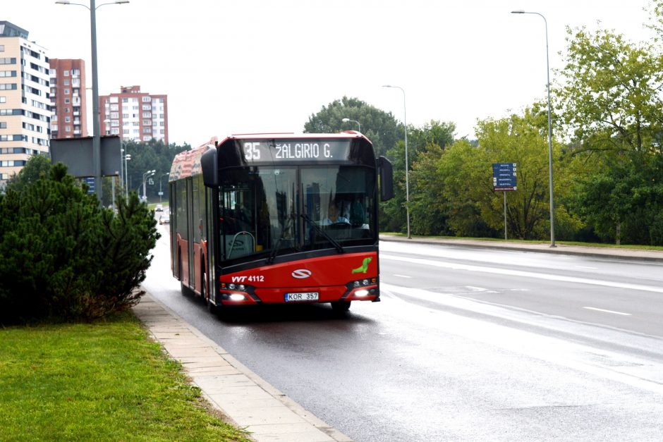 Keisis kai kurių sostinės autobusų maršrutų tvarkaraščiai ir trasos