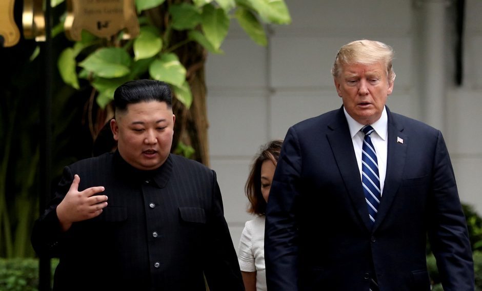 D. Trumpas: tarp JAV ir Šiaurės Korėjos tvyro didžiulė pagarba