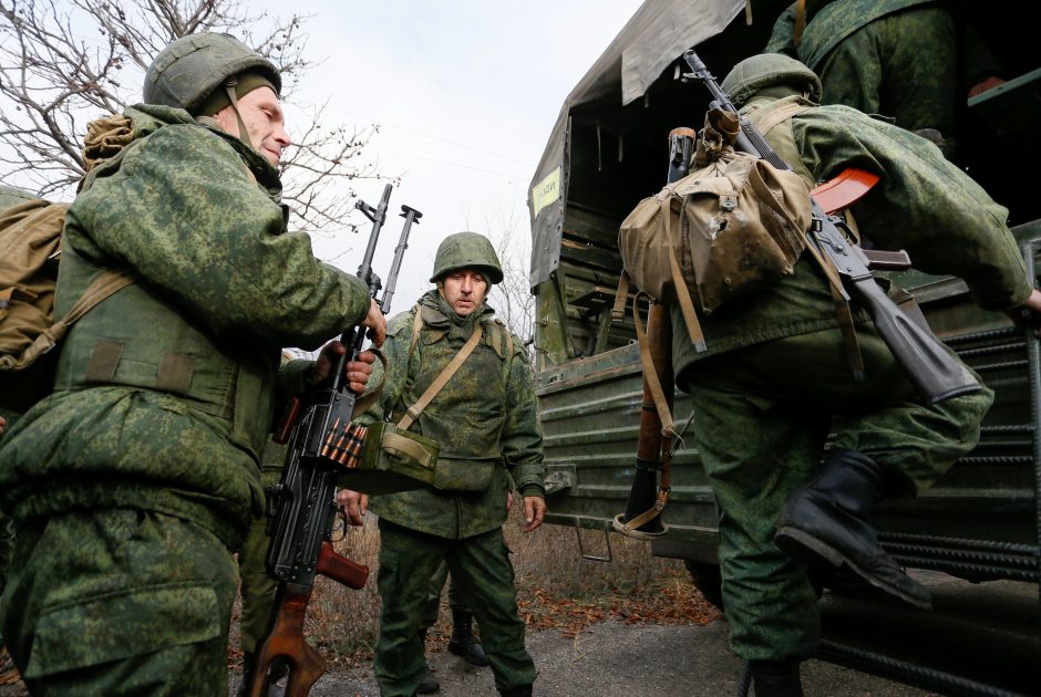 Kijevo ir Ukrainos separatistų pajėgos pradėjo atsitraukimą
