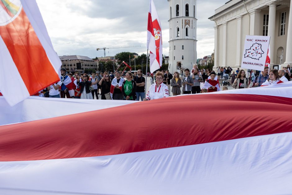 Vilniuje vyks palaikymo akcija už Ukrainą kovojantiems baltarusiams