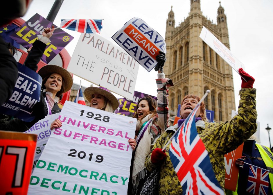 Londonas: „Brexit“ gali tekti atidėti