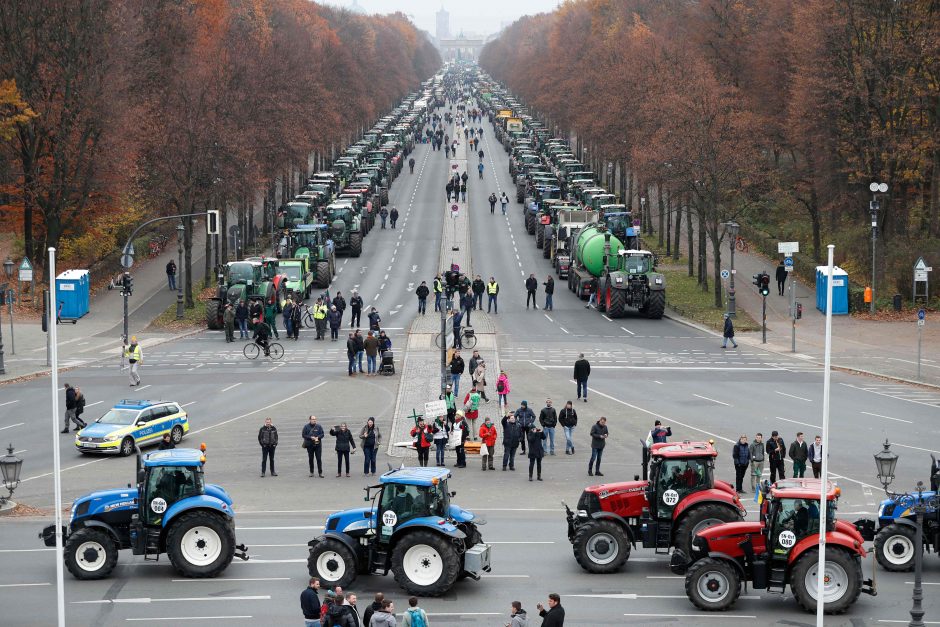 Ūkininkų protestas Berlyne