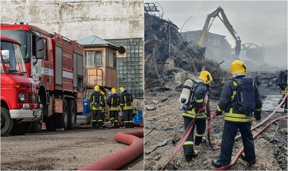 Per gaisrą Alytuje apsinuodiję ugniagesiai reikalaus kompensacijų