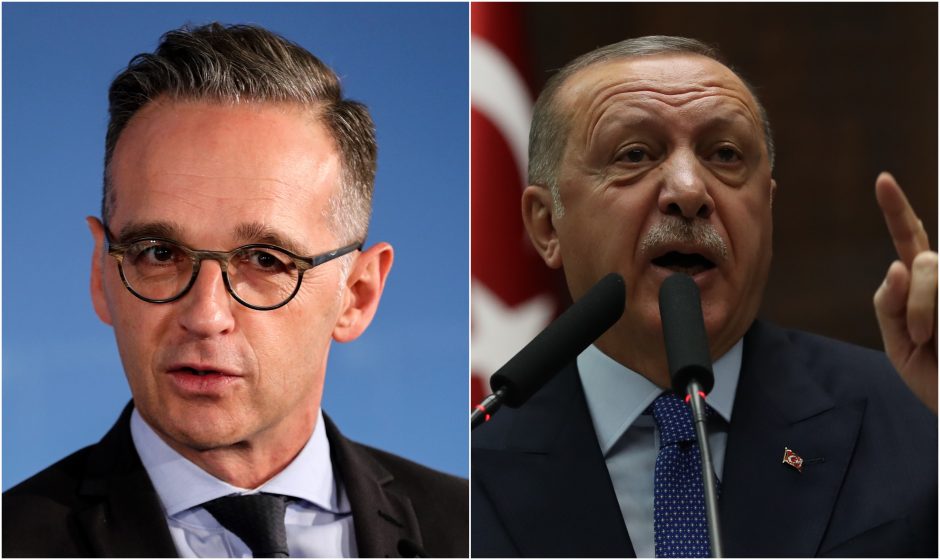 Vokietijos ministras: tegu R. T. Erdoganas šaudosi žodžiais, o ne raketomis