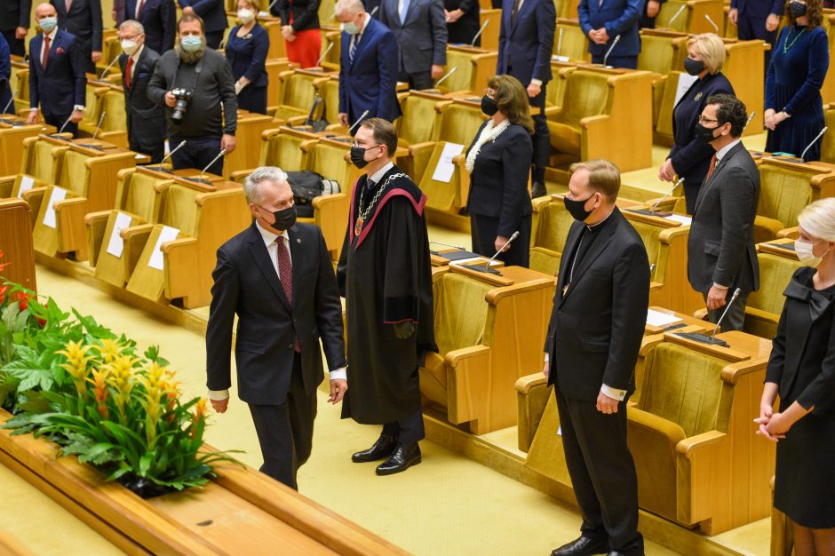 2020–2024 metų kadencijos Seimas pradėjo darbą (vaizdo įrašas)