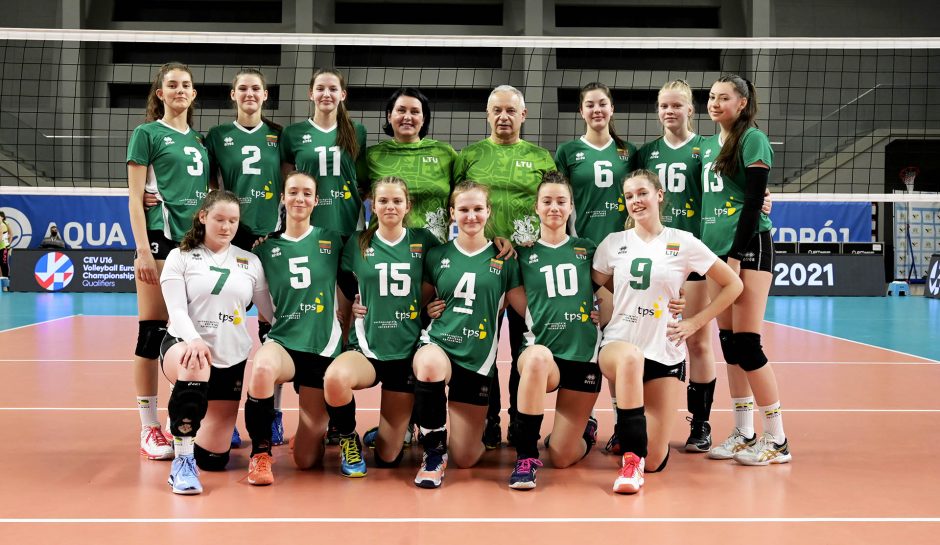 Lietuvos jaunių tinklinio rinktinei – patirtis su elitinėmis komandomis