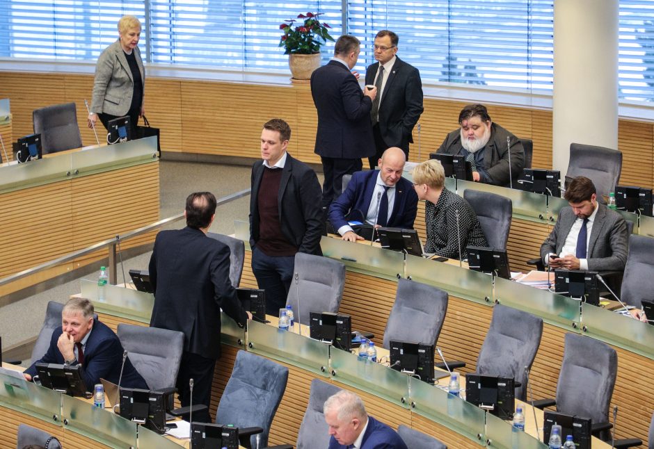 Seimas vėl imasi PSDF biudžeto projekto
