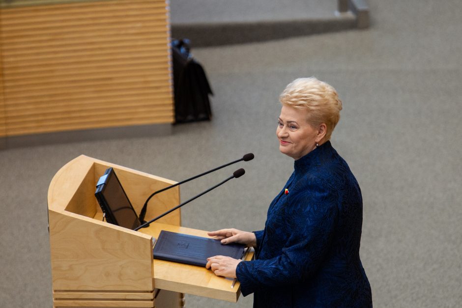 D. Grybauskaitė: Lietuva yra tarp finansinių technologijų lyderių