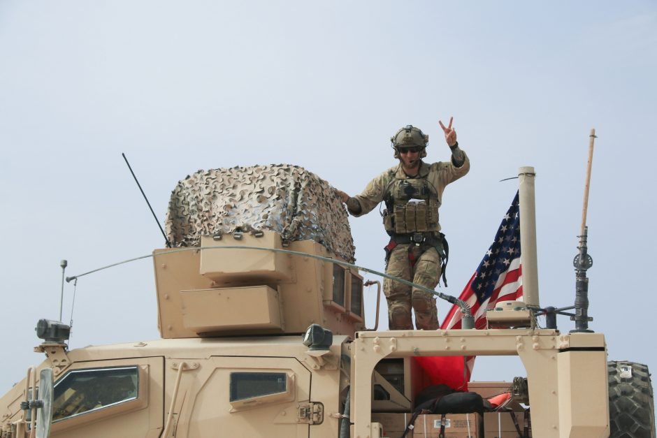 JAV žada palikti Sirijoje apie 600 karių