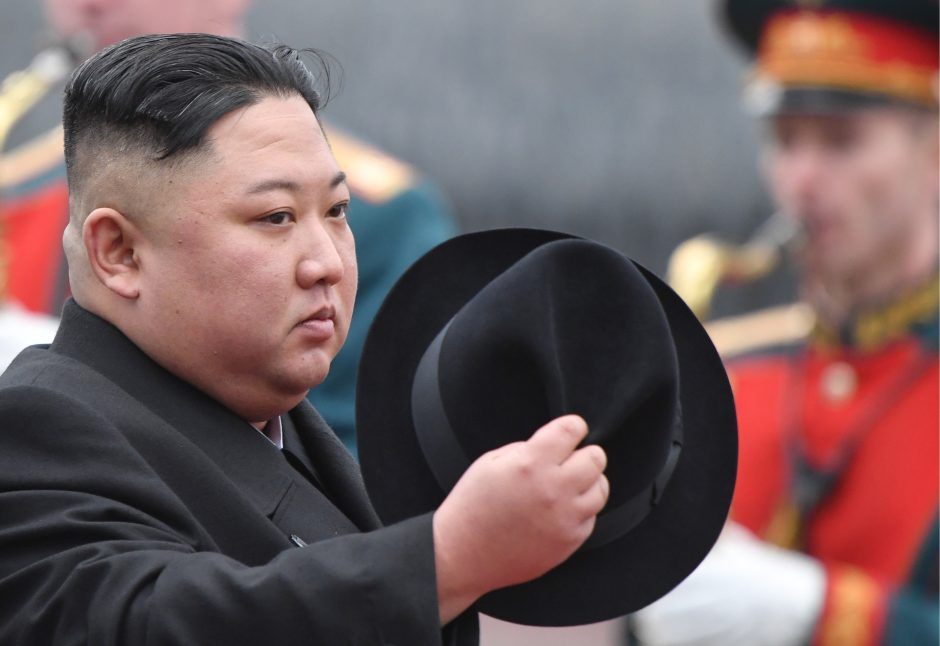 Šiaurės Korėjos lyderis Kim Jong Unas atvažiavo į Rusiją