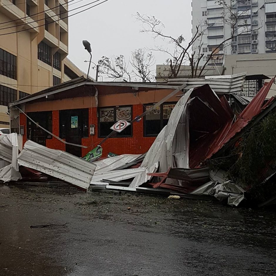 D. Trumpas: uraganas „Maria“ sunaikino Puerto Riką