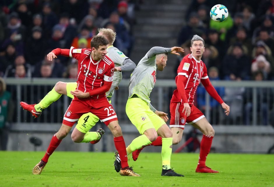 Bundeslyga: R. Lewandowskis atnešė dar vieną pergalę „Bayern“