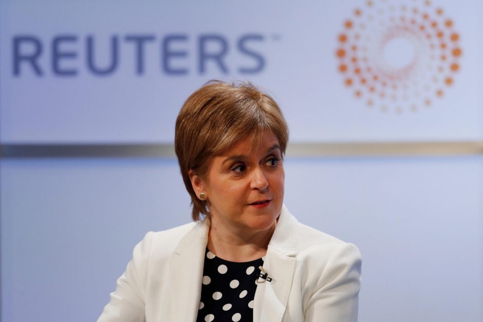 Škotijos ministrė ketina surengti antrą referendumą dėl Škotijos nepriklausomybės