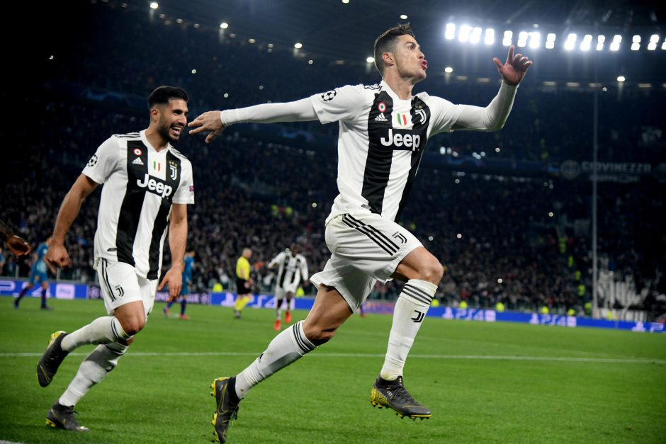 C. Ronaldo išvedė „Juventus“ į Čempionų lygos ketvirtfinalį