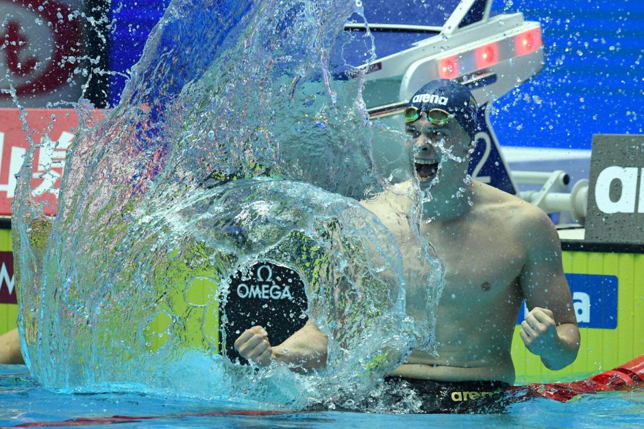 D. Rapšys iškovojo antrą aukso medalį Europos plaukimo čempionate