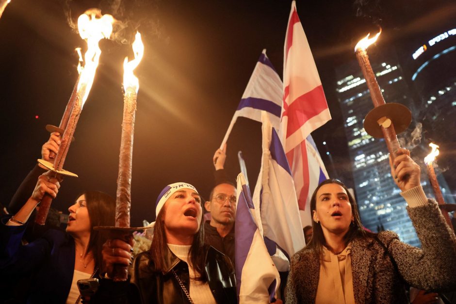 Izraelyje – naujas masinis mitingas prieš teismų reformas
