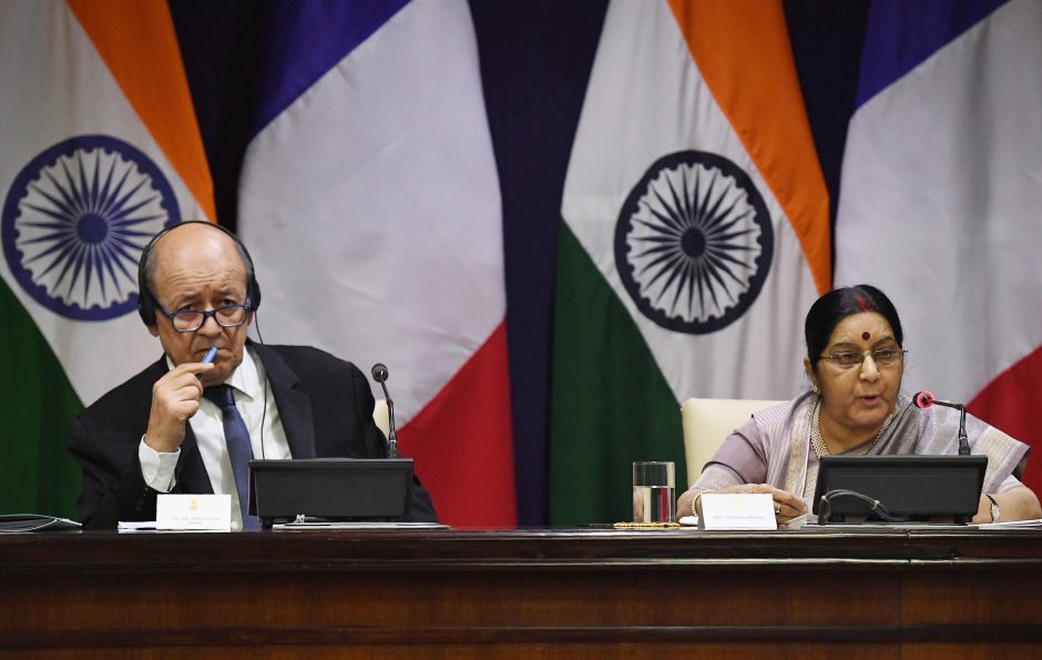 Indija ir Prancūzija ragina susivienyti prieš šalis, remiančias terorą